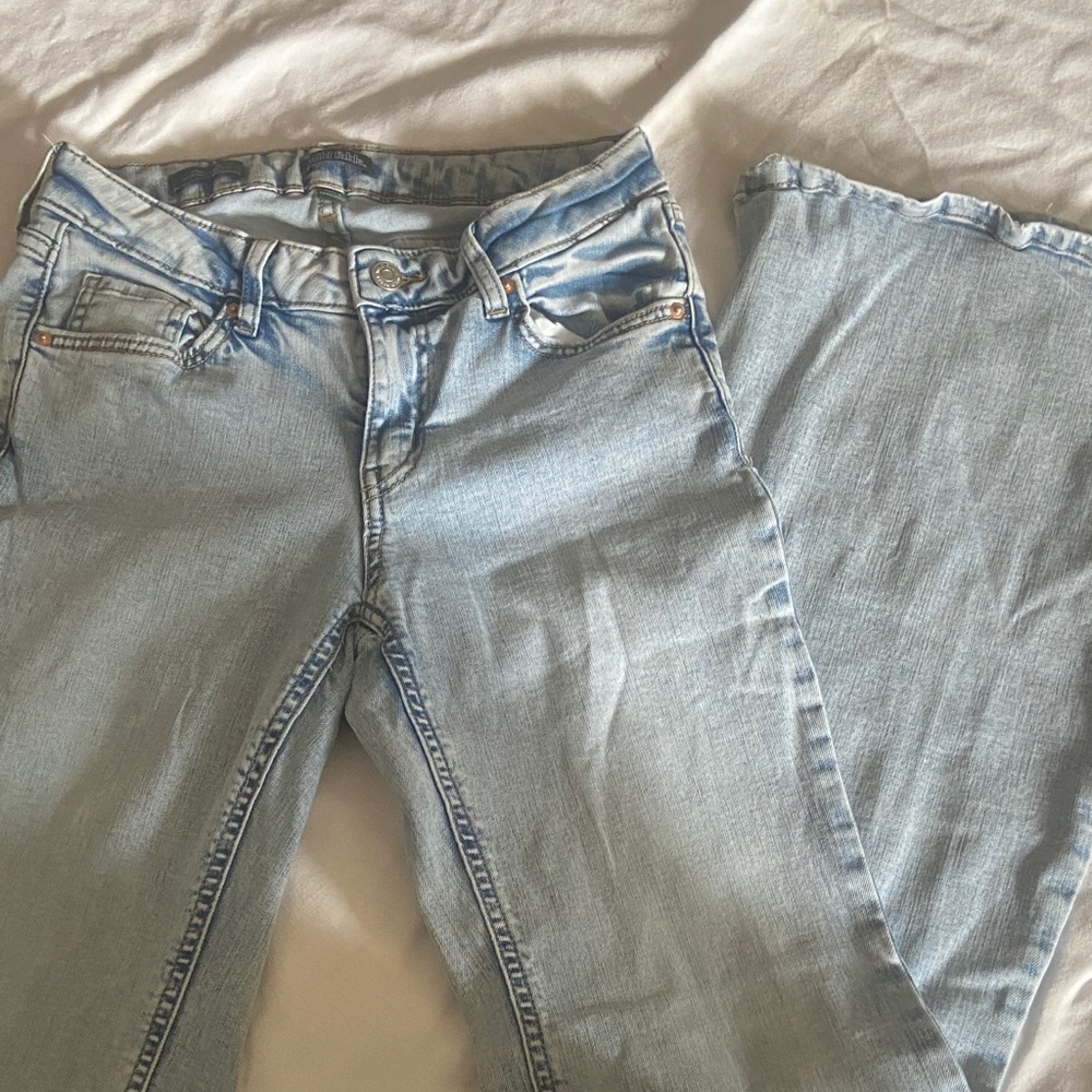 Light Blue high-rise flare Wild Fable Women's Jean